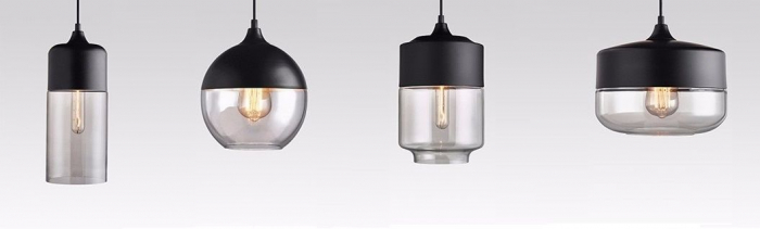 Lampa DE TAVAN SUSPENDABILA din sticla Zenit C Black [9]