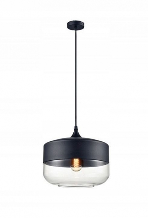 Lampa DE TAVAN SUSPENDABILA din sticla Zenit D Black [2]