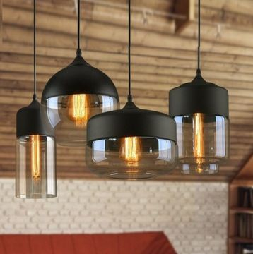 Lampa DE TAVAN SUSPENDABILA din sticla Zenit D Black [6]