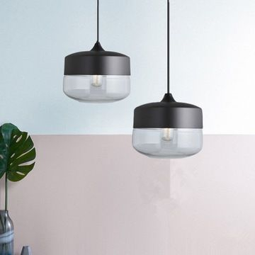 Lampa DE TAVAN SUSPENDABILA din sticla Zenit D Black [3]
