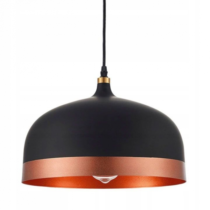 Lampa DE TAVAN SUSPENDABILA FOX A negru/roz Auriu [2]