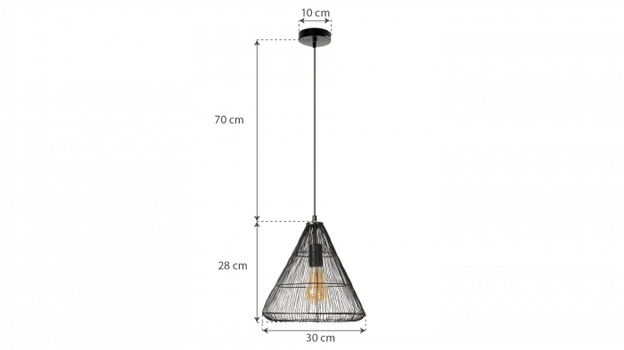 Lampa DE TAVAN SUSPENDABILA IN STIL loft LH2065 [8]