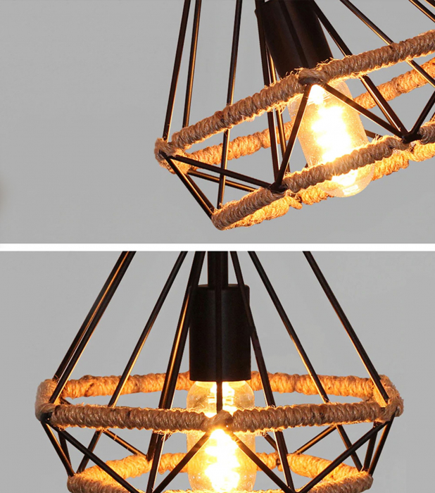 Lampa DE TAVAN SUSPENDABILA IN STIL loft Sfoara APP678-1CP [3]
