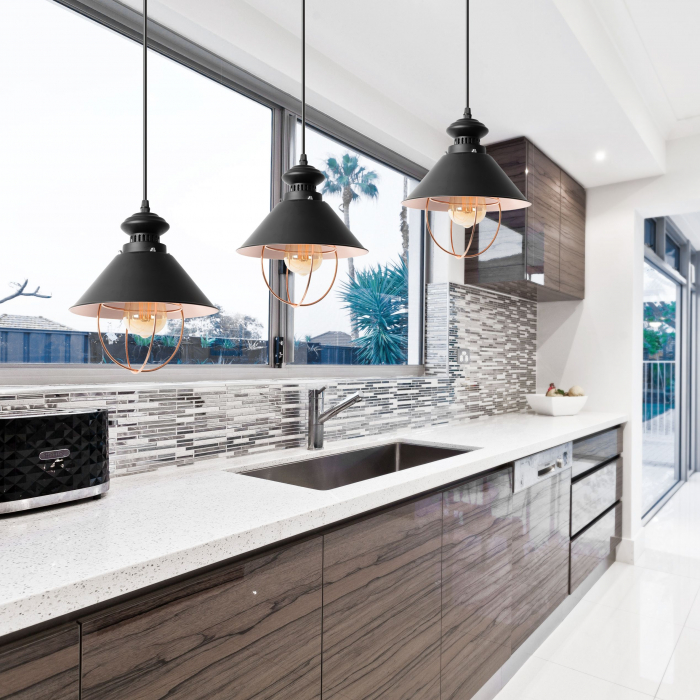 Lampa DE TAVAN SUSPENDABILA LINZ alb [6]