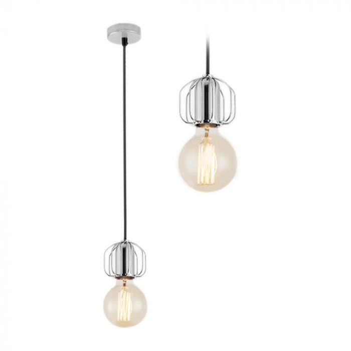 Lampa DE TAVAN SUSPENDABILA Loft Crom APP594-1CP [2]