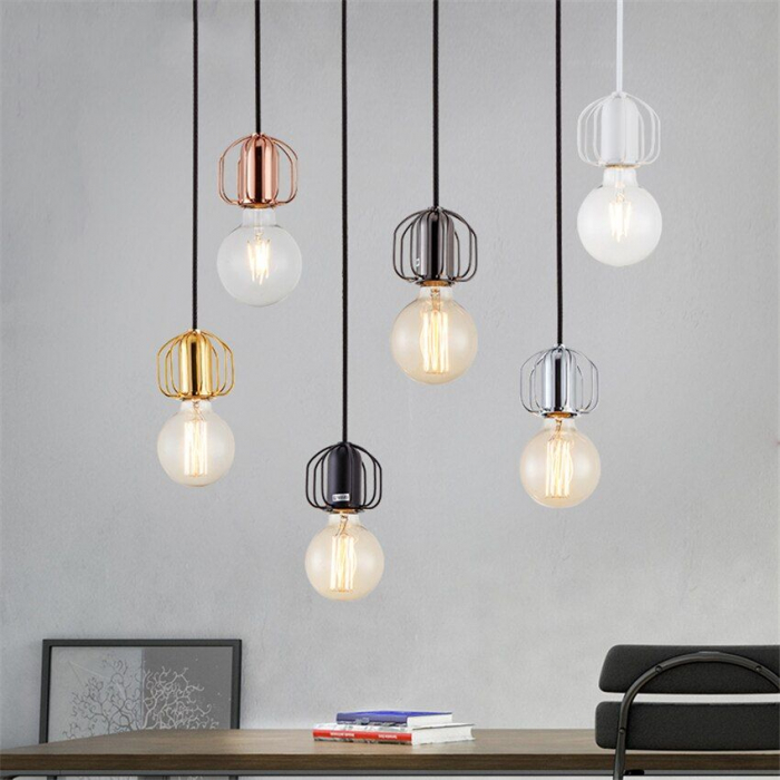 Lampa DE TAVAN SUSPENDABILA Loft ROSE Gold APP593-1CP [3]