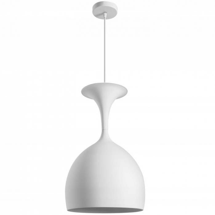 LAMPA DE TAVAN SUSPENDABILA METAL alb [2]