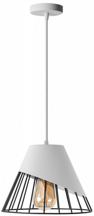 LAMPA DE TAVAN SUSPENDABILA METAL alb APP228-1CP [2]