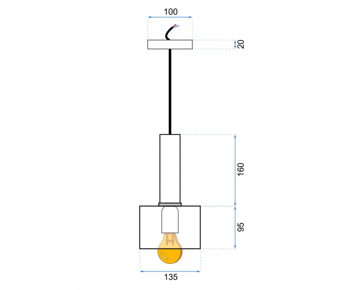 Lampa DE TAVAN SUSPENDABILA OSTII B verde [9]