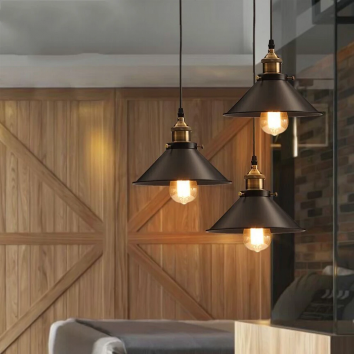 LAMPA DE TAVAN SUSPENDABILA PORTO BLACK [7]