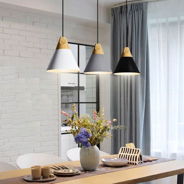 Lampa DE TAVAN SUSPENDABILA Scandi A alb [5]