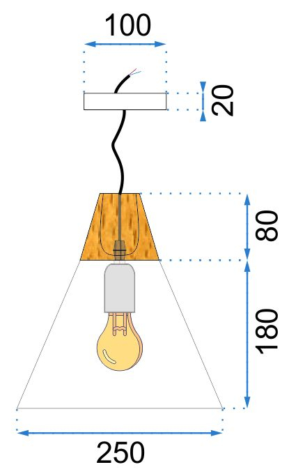 Lampa DE TAVAN SUSPENDABILA Scandi A alb [11]
