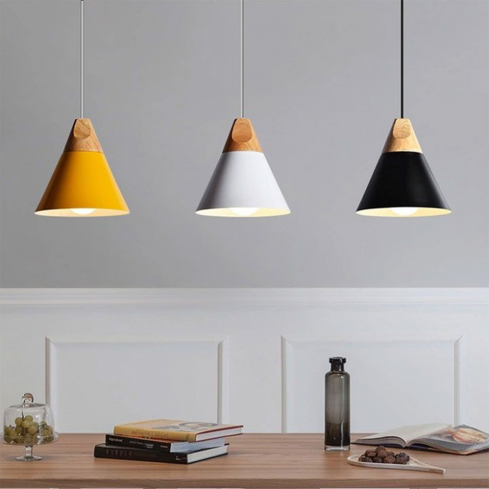Lampa DE TAVAN SUSPENDABILA Scandi A alb [4]