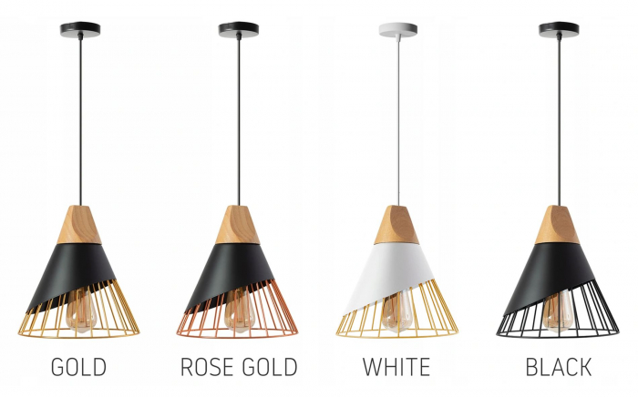 Lampa DE TAVAN SUSPENDABILA stil scandinav Metal APP226-1CP [5]