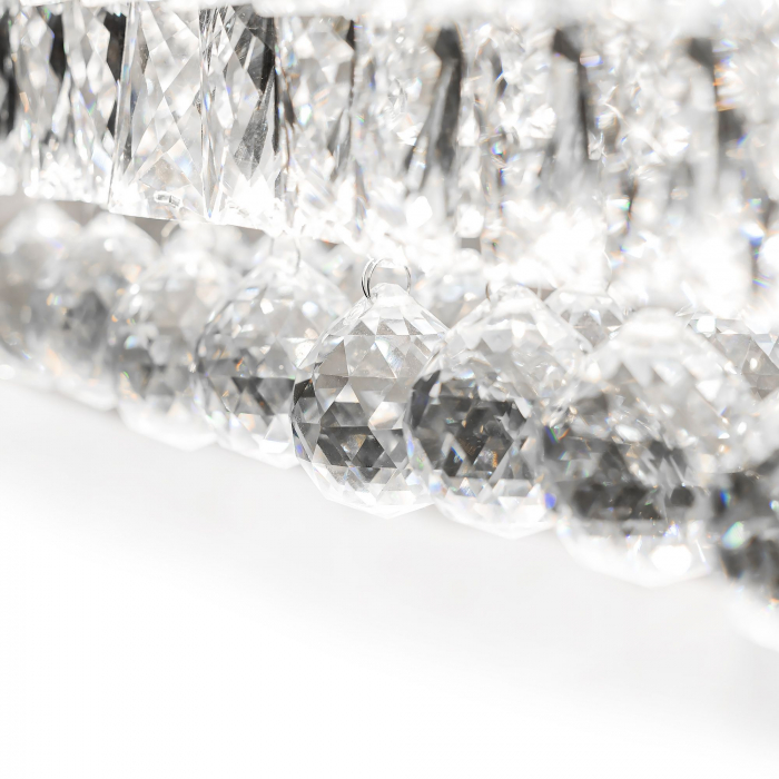 Lampă de tavan suspendată cristal LED 102W telecomandă APP417-CP [12]
