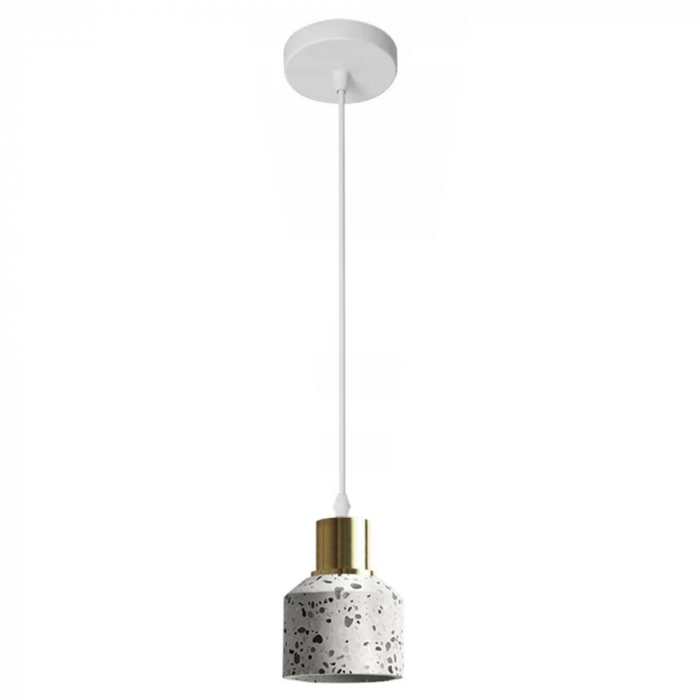 Lampă de tavan suspendată din beton Lastri White APP931-1CP [2]