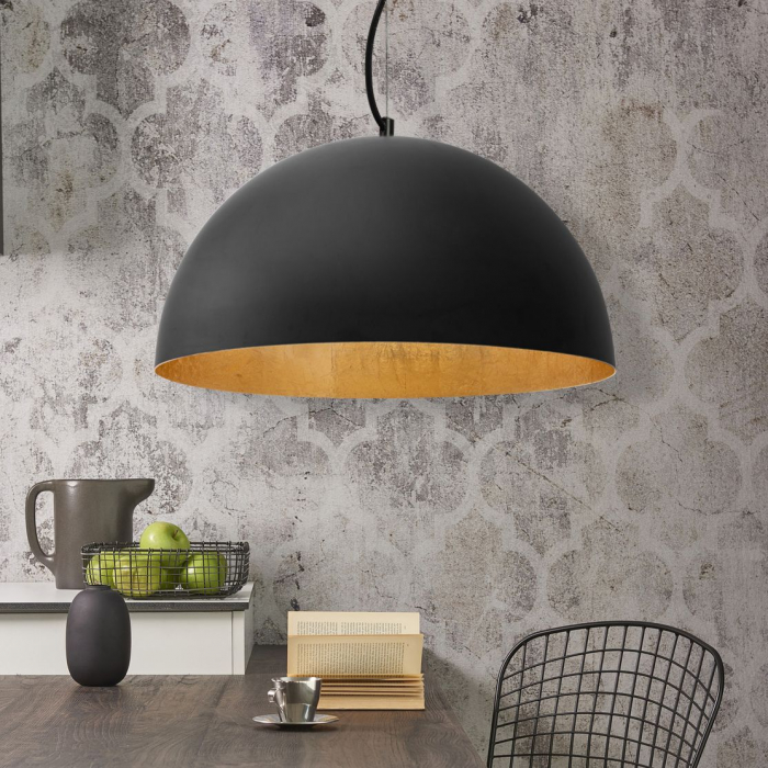 Lampă de tavan suspendată neagra 50cm APP379-1CP [5]