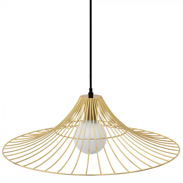 Lămpa de tavan suspendata plata rotunda Loft auriu APP499-1CP [4]