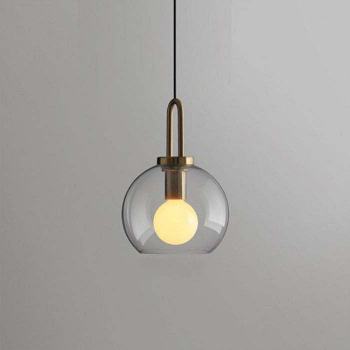 Lampă de tavan suspendată sticlă 20cm APP629-1CP [3]