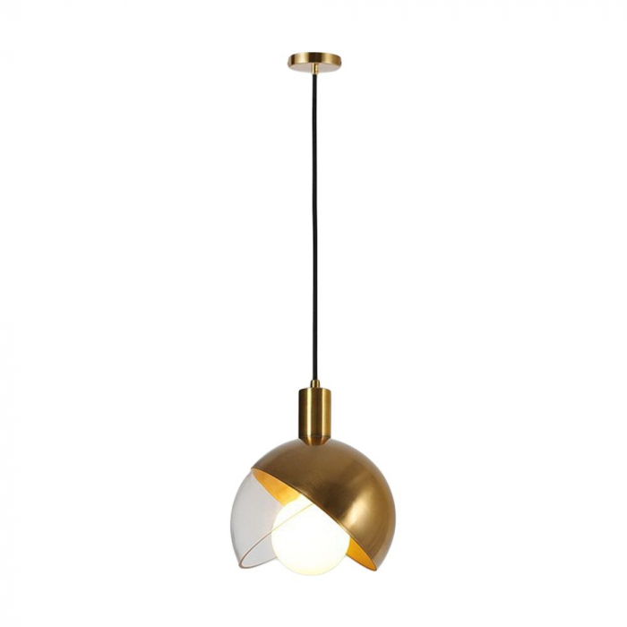 Lampă de tavan suspendată sticlă aurie APP638-1CP [2]