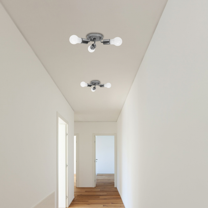 Lampa DE TAVAN tripla metal Crom APP703-3C [5]