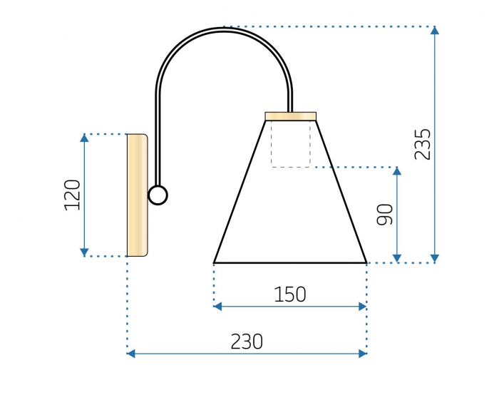 LAMPĂ FOREST APP932-1W BLACK [6]