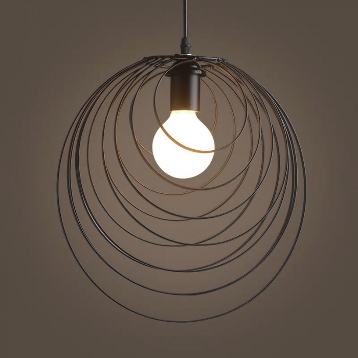 LAMPA GEOMETRIC NEGRU APP426-1CP [5]