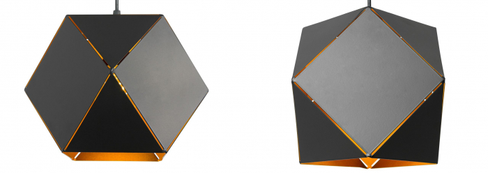 Lampa GEOMETRICA NEAGRA APP287-1CP [6]
