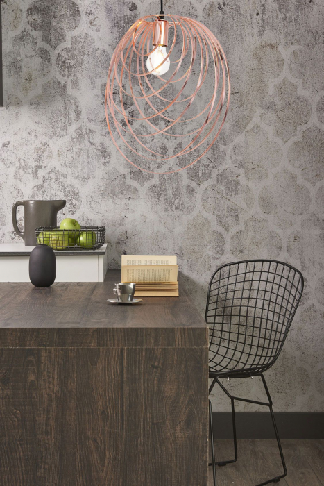 LAMPA GEOMETRICA ROSE GOLD APP427-1CP [3]