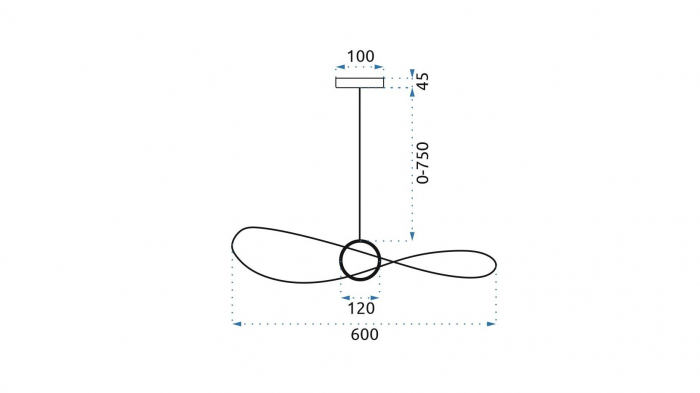 LAMPĂ LED 60cm APP651-1CP [6]