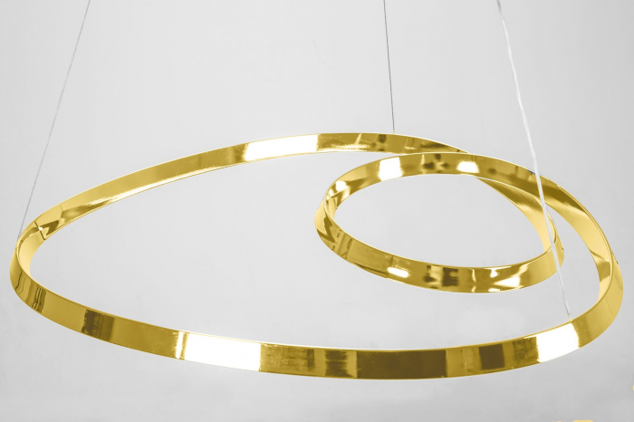 Lampa LED APP7797-cp Gold + Remote Control [3]