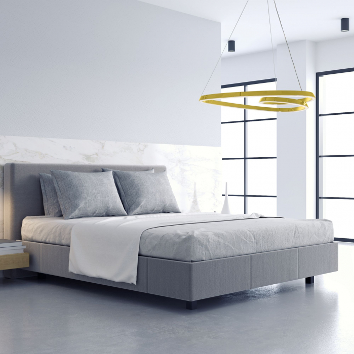 Lampa LED APP7797-cp Gold + Remote Control [4]