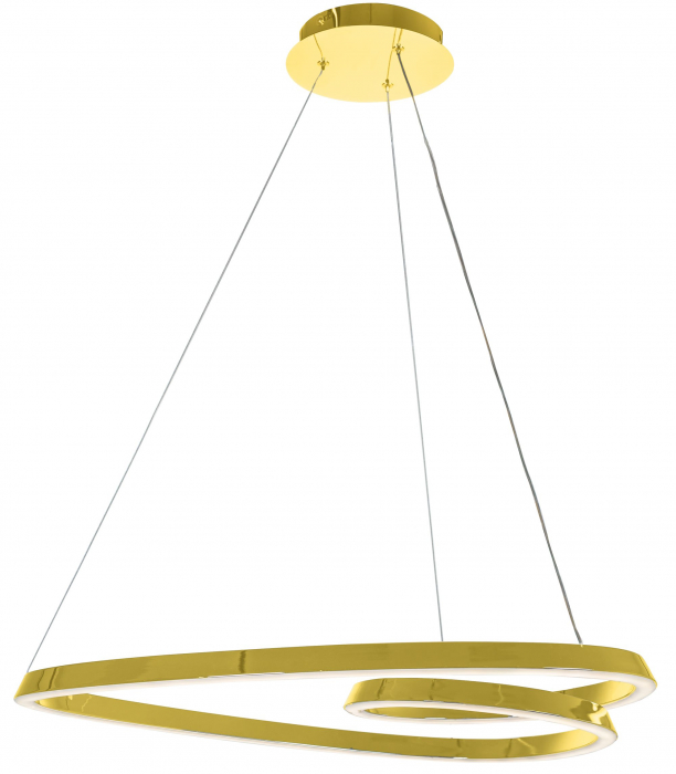 Lampa LED APP7797-cp Gold + Remote Control [2]