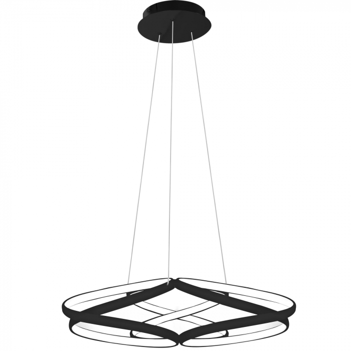 Lampa LED APP793-CP BLACK FLAT [2]