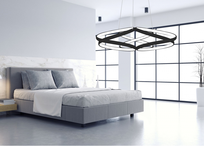 Lampa LED APP793-CP BLACK FLAT [4]