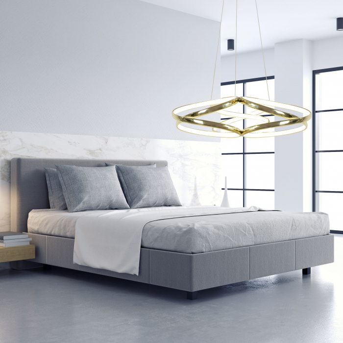 Lampa LED APP794-CP Flat Gold [4]