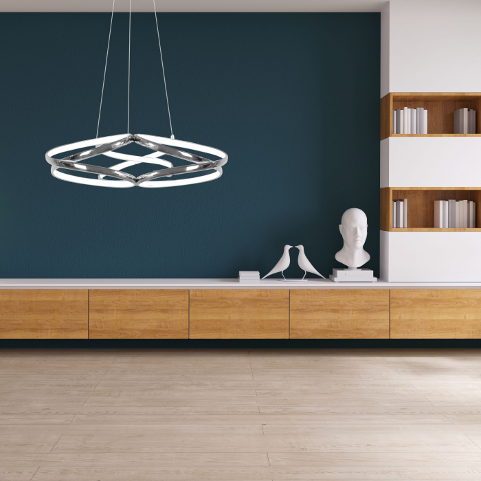 Lampa LED APP795-CP Flat Chrom [5]