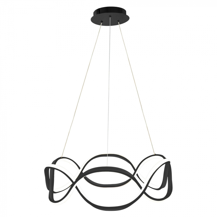 Lampa LED APP799-CP Twist Black [2]