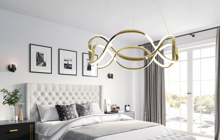 Lampa LED APP800-CP Twist Gold [5]