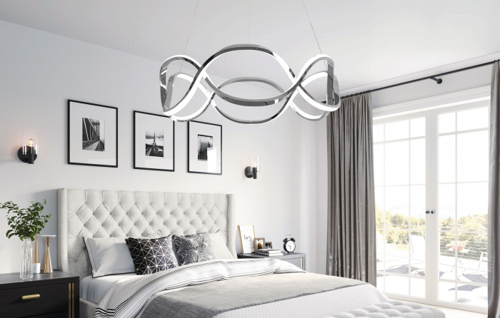 Lampa LED APP801-CP Twist Chrome [5]
