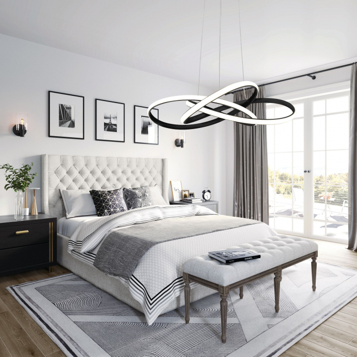 Lampa LED APP814-CP Node Black [6]