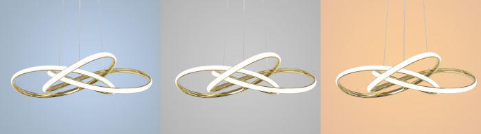 Lampa LED APP815-CP Node Gold [4]