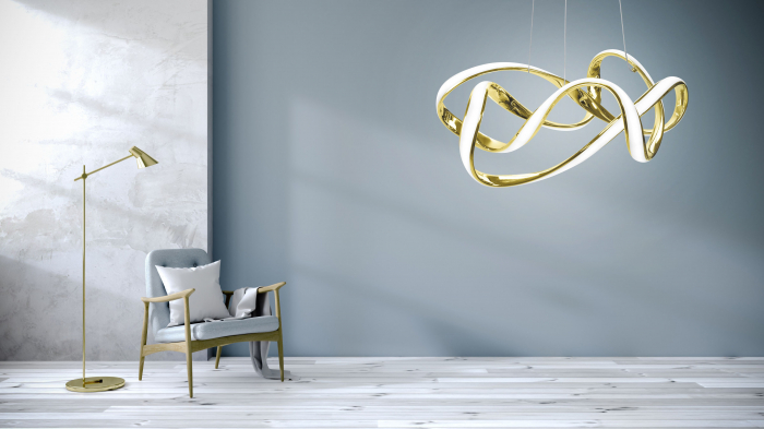 Lampa LED APP821-CP GOLD [3]