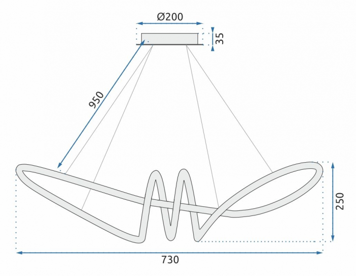 Lampa LED APP823-CP BLACK [13]