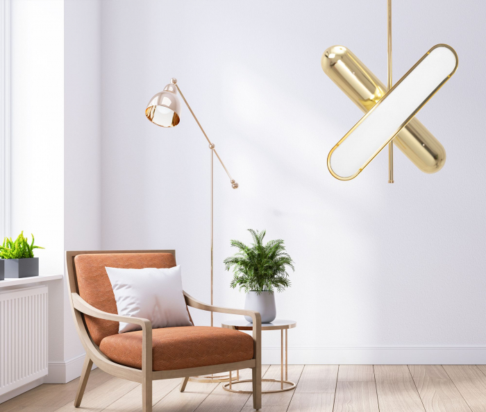 Lampa LED APP832-CP GOLD [5]