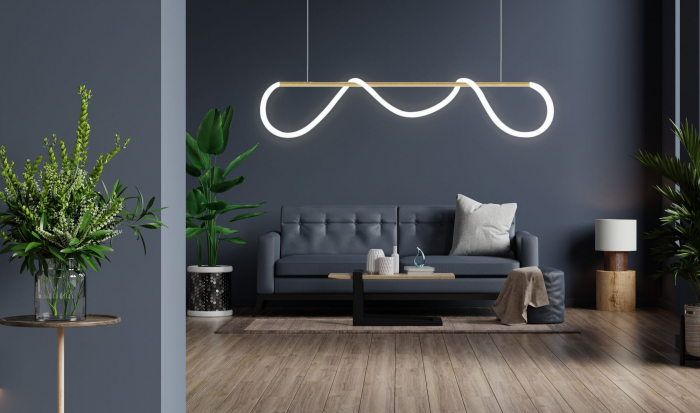 Lampa LED APP854-CP Long Gold [5]