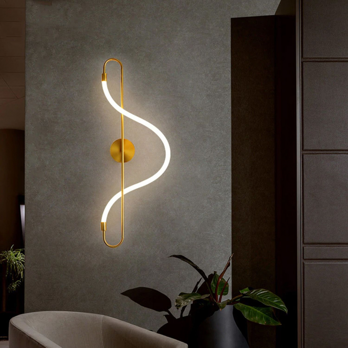 Lampa LED APP858-W Long Gold [3]