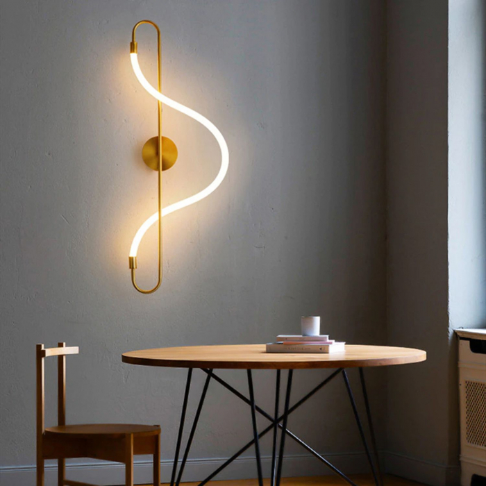Lampa LED APP858-W Long Gold [2]