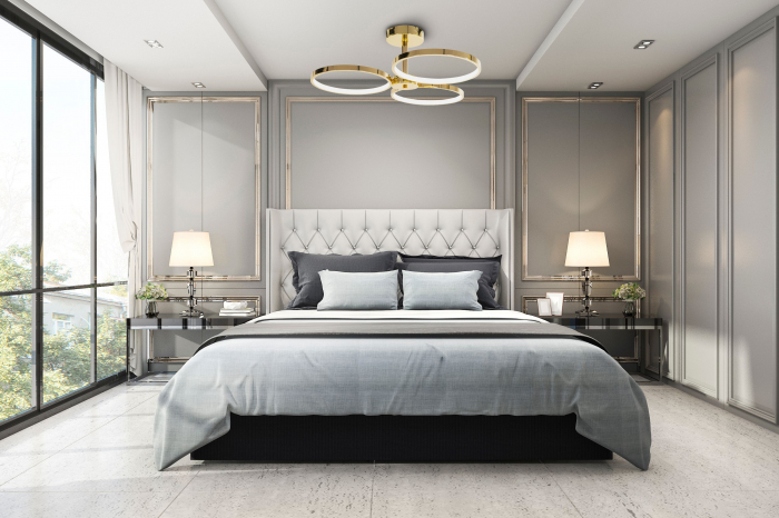 Lampa LED APP993-c Gold + Remote Control [4]