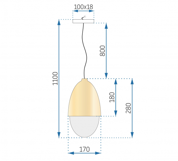 Lampa Metal Wood APP952-1CP [6]